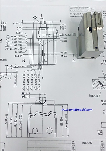 high precision mold parts